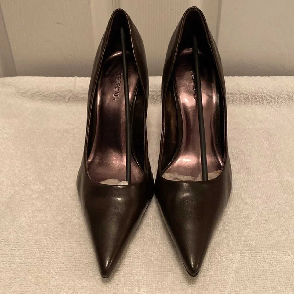 Brand New X-APPEAL Brown Stiletto Heels…size 9 - Picture 3 of 8